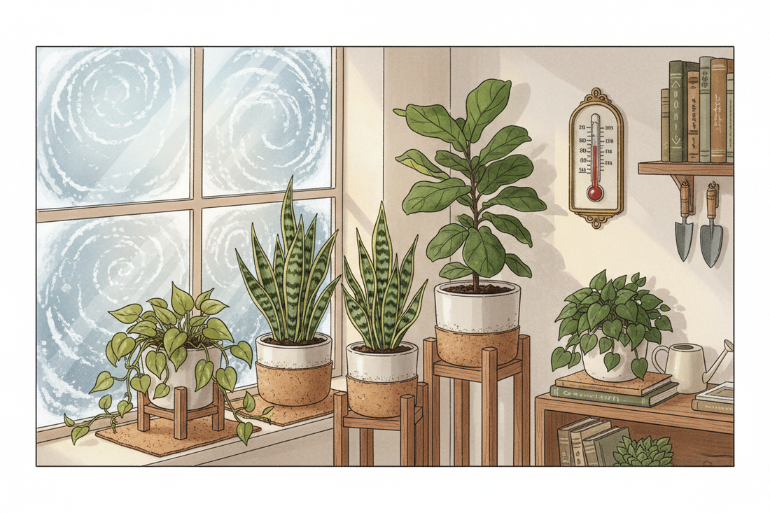 Cold windows and drafts: protect houseplants without moving everything — Early-Winter Edition