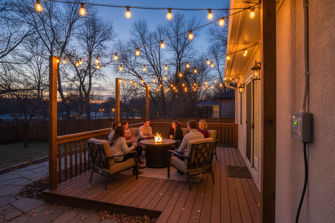 Outdoor string lights for cozy evenings (Late-Fall Edition)