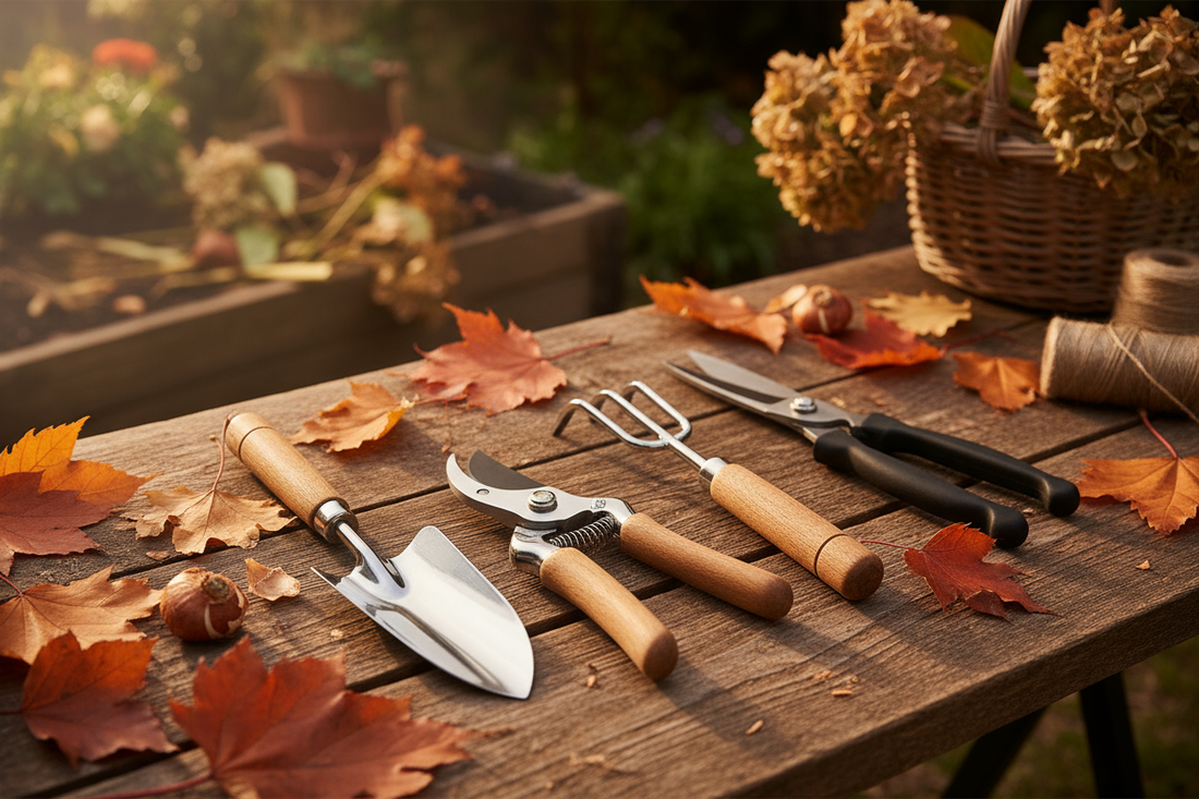 Garden hand tools set for quick fall tune-ups (Late-Fall Edition)
