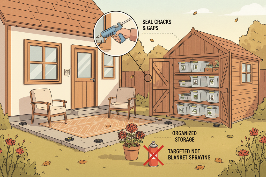 Insect and pest repellents for patios & sheds (Late-Fall Edition)