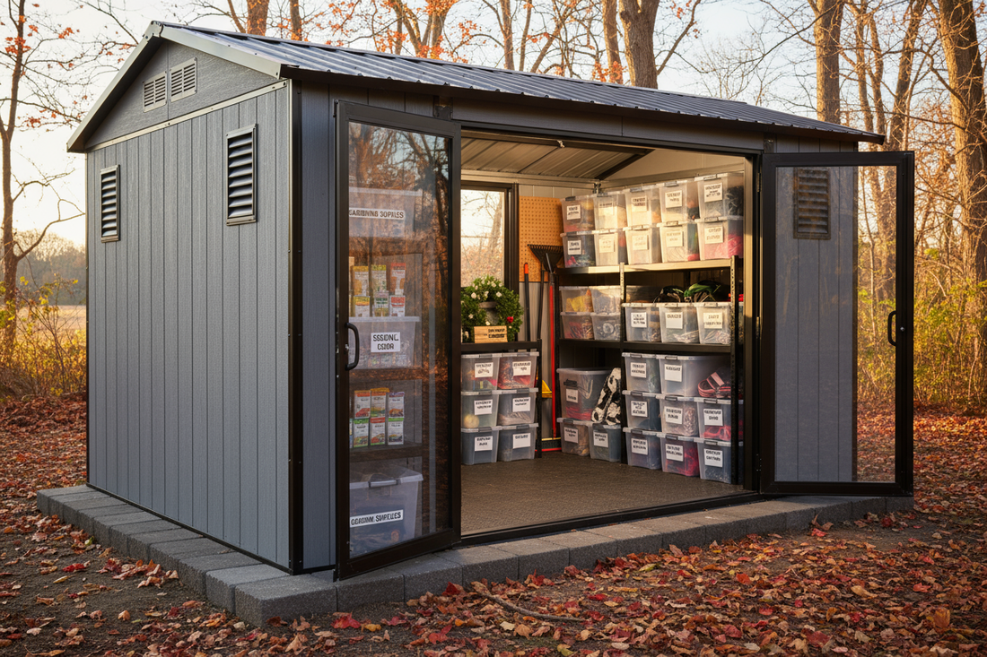 Outdoor storage sheds for tidy, weather-safe gear (Late-Fall Edition)