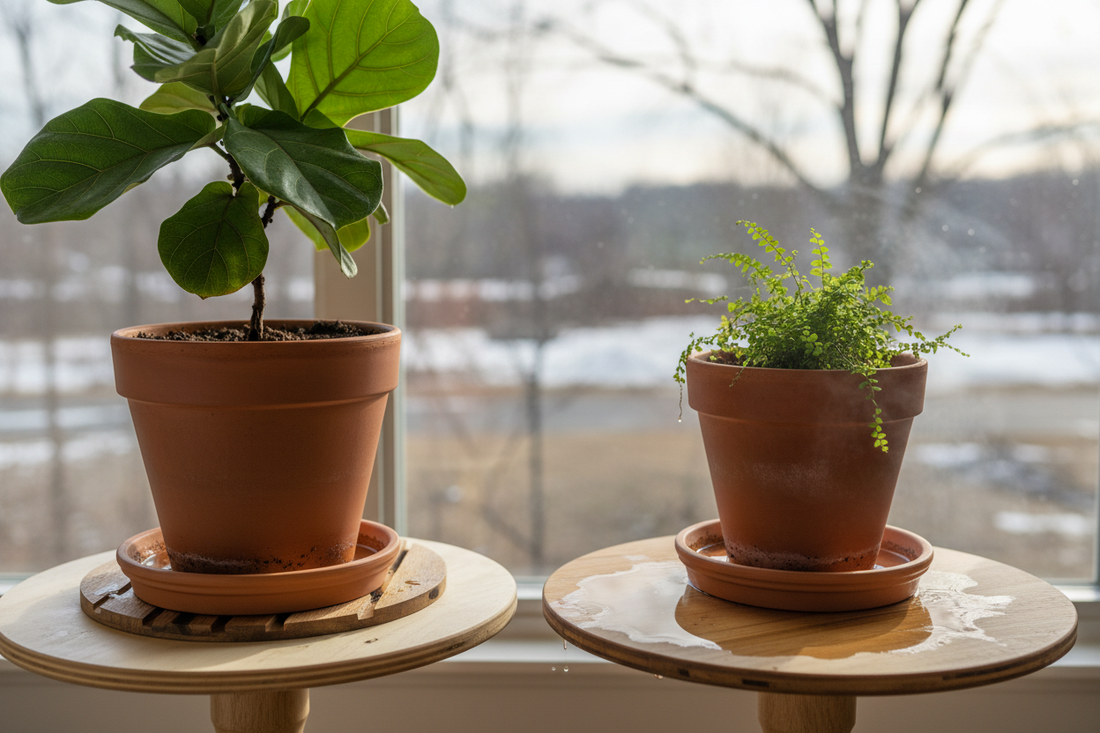 Plant drip trays: water deep without wrecking your floors — Early-Winter Edition