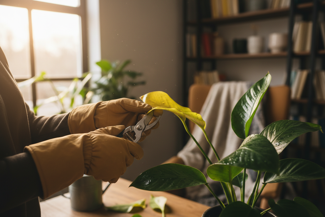 Winter pruning and leaf cleanup: make plants look better in 10 minutes — Early-Winter Edition