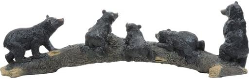 Black Forest Décor Bear Crossing Sculpture
