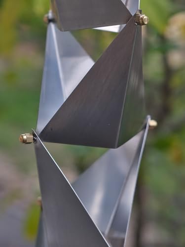 Nutshell Stores Origami Rain Chain - Stainless Steel - 15 Feet