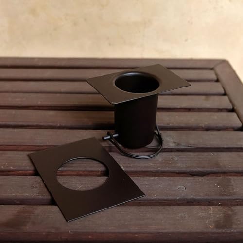 Nutshell Stores Flower Cups Rain Chain - Bronze - 18 Feet