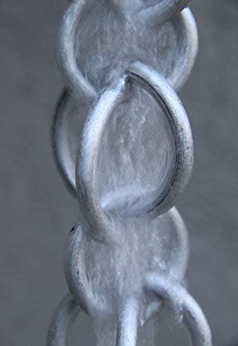Nutshell Stores Double Loops Rain Chain - Aluminum - 15 Feet