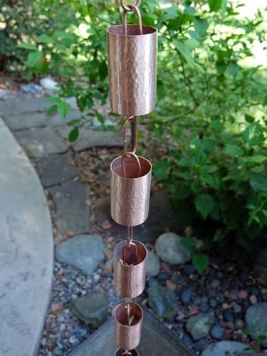 Nutshell Stores Kenchiku Rain Chain - Copper - 8 Feet