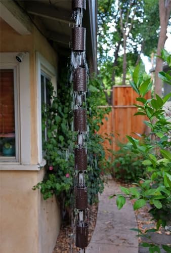 Nutshell Stores Kenchiku Rain Chain - Bronze - 20 Feet