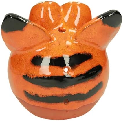 Ceramic Garden Decor - Cat Lawn Stake - Bird Feeder - Outdoor Statue - Perfect, Unique Gifts for Gardeners Woman, Men - Handmade, Frostproof