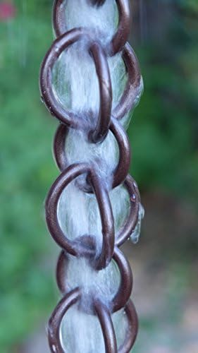 Nutshell Stores Double Loops Rain Chain - Bronze - 15 Feet