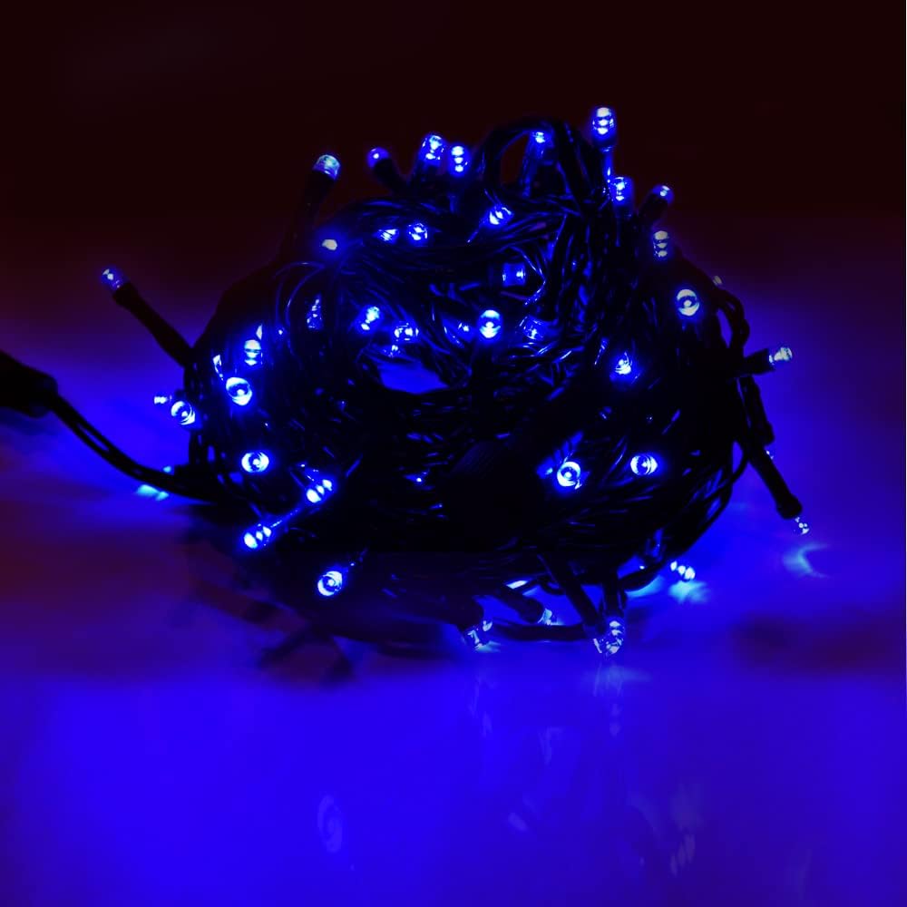 33ft 12V Low Voltage String Lights-Low Voltage Landscape Lights-Works with Landscape Lighting Systems -for Indoor Outdoor Xmas Tree Wedding Party Decoration（Blue）