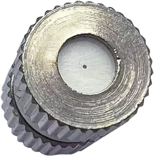 High Pressure Brass Nickel Plated Misting Nozzle for Outdoor Cooling Mist System, 0.2mm Ceramics Orifice, Detachable & Cleanable, 10pcs