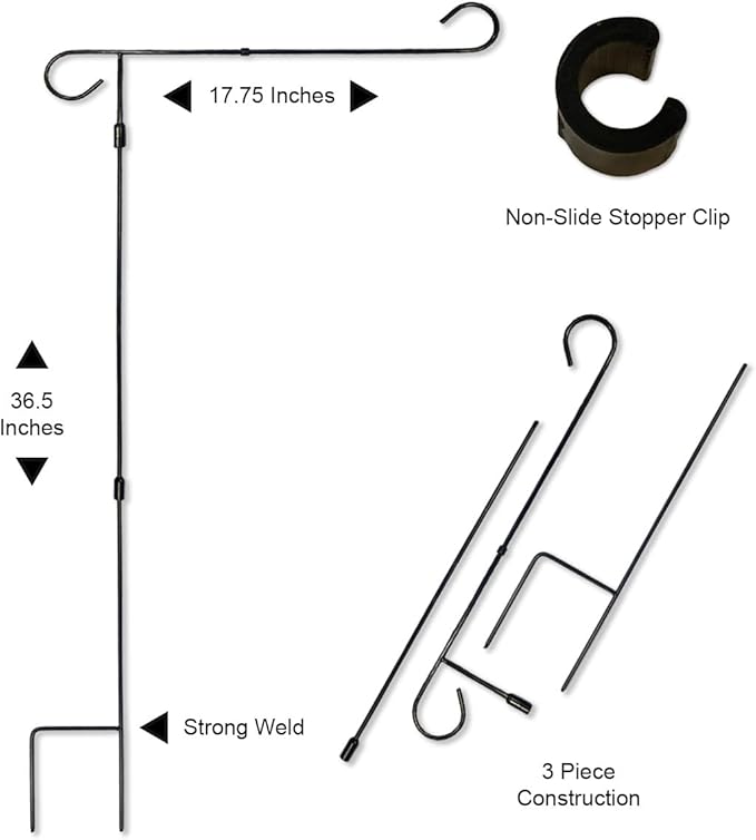 WinCraft Bills Retro Garden Flag and Stand Pole Holder Mount