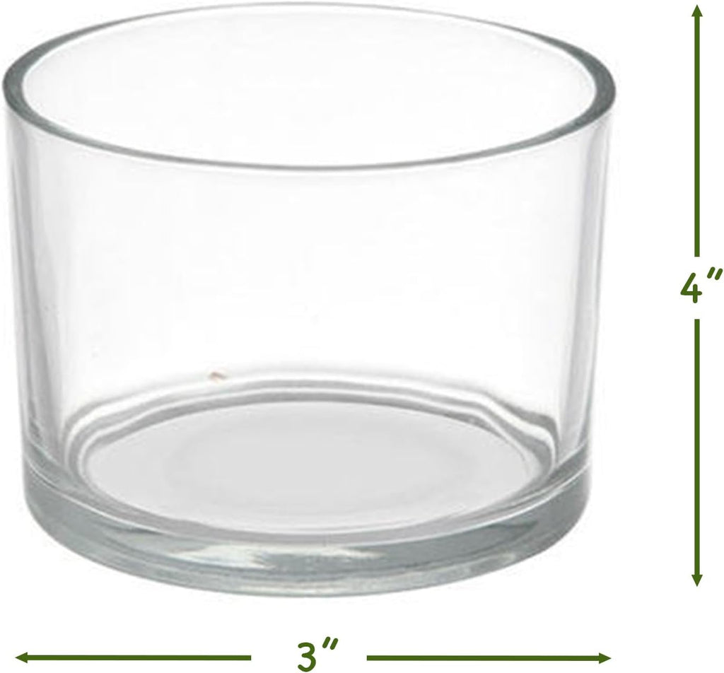 Cute Farms Glass Terrarium Kit | Just Add Your Own Plants (Two Glass Cylinders (3.25"))