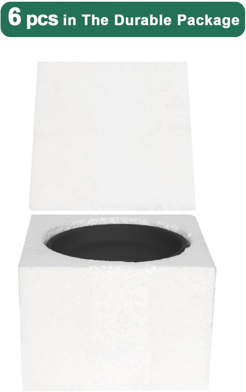 vensovo 4 Inch Black Terracotta Plant Saucer Pots Tray - 6 Pcs Round Planter Saucers for Indoor & Outdoor Plants, Small Clay Trays Perfect for 3 Inch 3.5 Inch 4 Inch Flower Pot