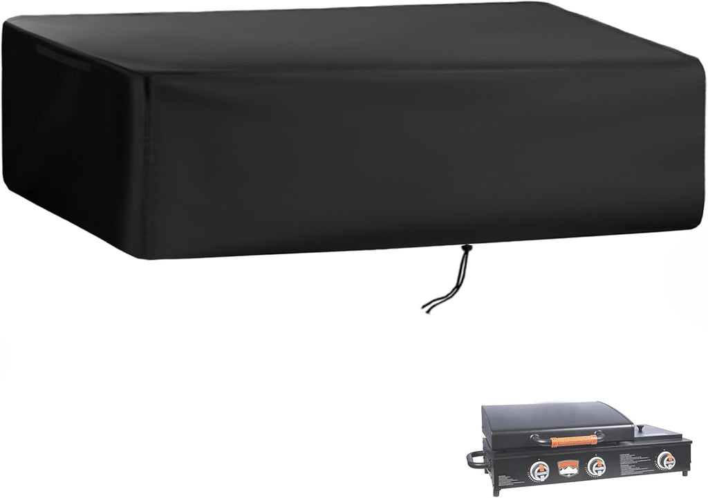 Grill Cover for Blackstone 1860 2225 On The Go Range Top Combo Griddle, Heavy-Duty 600D Tabletop BBQ Cover for Blackstone 22 inch Camping Griddle