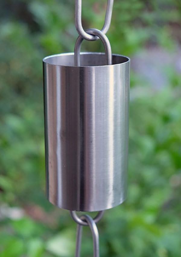Nutshell Stores Kenchiku Rain Chain - Stainless Steel - 10 Feet