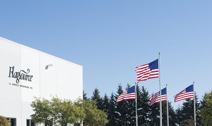 FlagSource U.S. Marine Corps Nylon Military Flag, Made in The USA, 3x5'