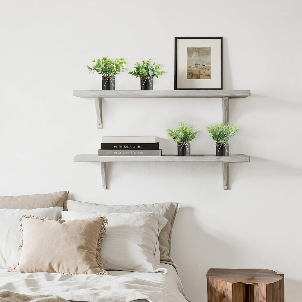 Mkono 4 Packs Small Fake Plants in Farmhouse Galvanized Pots Mini Potted Artificial Eucalyptus Plants for Halloween Decorations Shelf Office Bathroom Rustic Home Decor (Black)