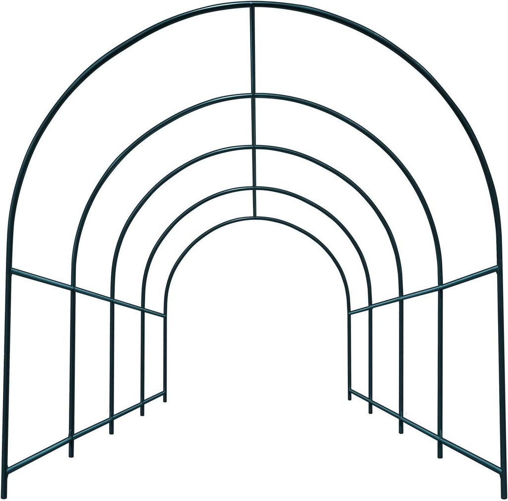 Multi-Size Large Garden Support Arch Frame Climbing Plant Arch Arbor for Flowers/Fruits/Vegetables (13FT x 7FT x 7.2FT)
