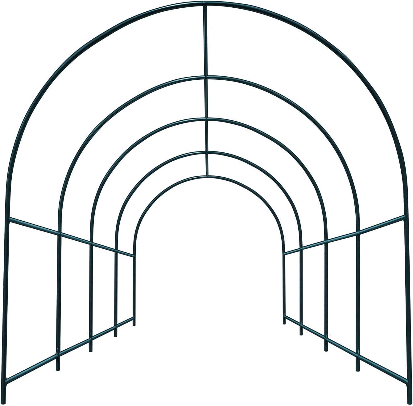 Multi-Size Large Garden Support Arch Frame Climbing Plant Arch Arbor for Flowers/Fruits/Vegetables (13FT x 7FT x 7.2FT)