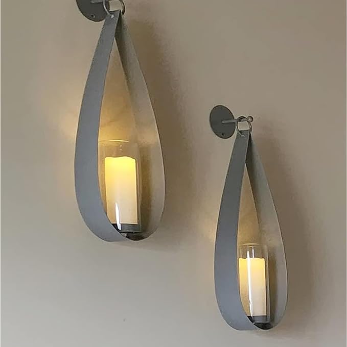 7" Outdoor Battery Operated Candle Waterproof Led Pillar Lights Flickering Flameless Candles with Timer Realistic Fake Electric Pillars for Lantern Garden Wedding Halloween Christmas Decorations,White