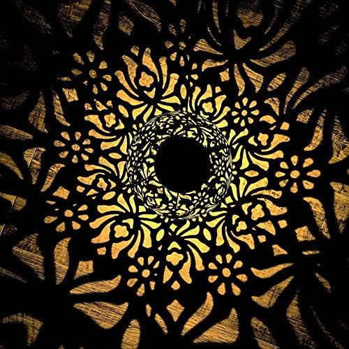 2 Pack Outdoor Solar Hanging Lantern Lights Decorative Christmas Light for Garden Patio Courtyard Lawn and Tabletop. Unique Gifts for Women Gardening.