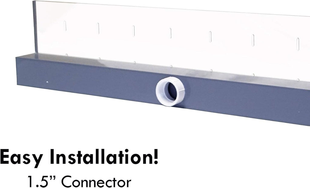 HALF OFF PONDS Sheer Elegance 12" Color Changing Lighted Acrylic Spillway - SE12CC-HOP