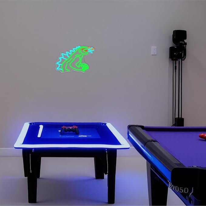 Monster Neon Sign Dimmable Dinosaur Neon Signs for Wall Decor LED USB Powered Anime Neon Light Sign for Bedroom Game Room Bar Party Club Man Cave Decoration Boys Birthday Gifts