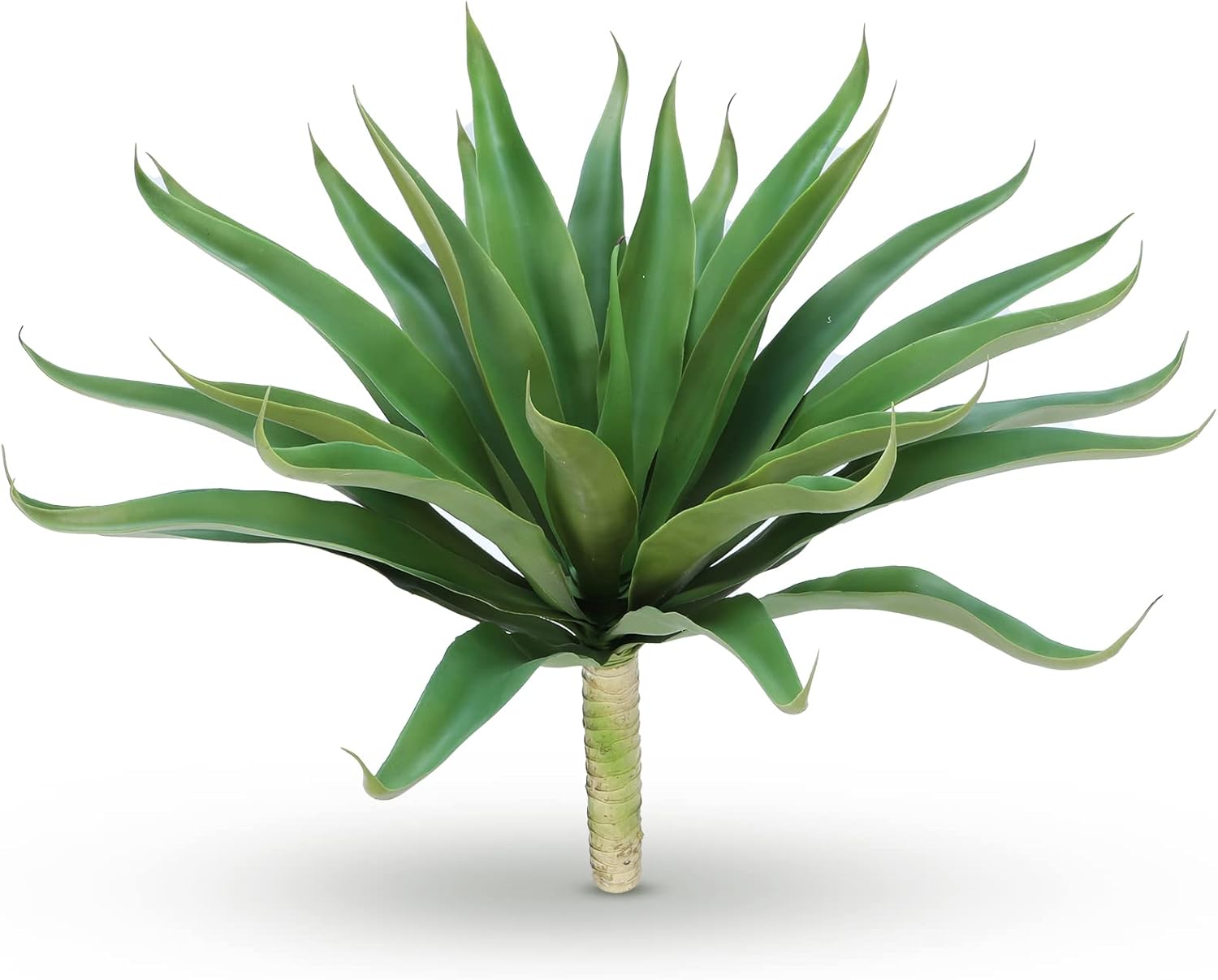 Velener Fake Agave Artificial Plant: Unpotted Fake Agave Plant for Room Decor, UV Resistant Faux Agave Plant for Outdoor/Indoor Decor, 22 inches, Set of 1