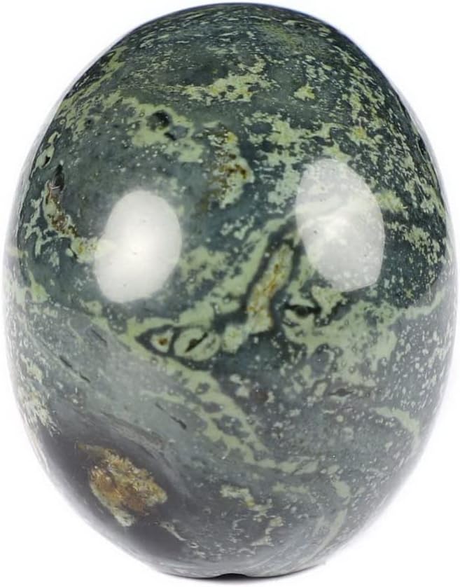 Skullis 2.0" Kambaba Jasper Crystal Carved Crystal Skull Head. Hand Carved Gemstone Fine Art Sculpture.3