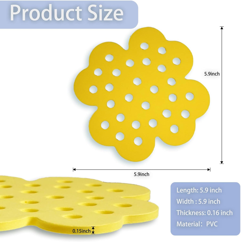 4 Pack Floating Bee Island, Bee Watering Station for Outdoor Garden, Butterfly Water Feeder and Garden Decor