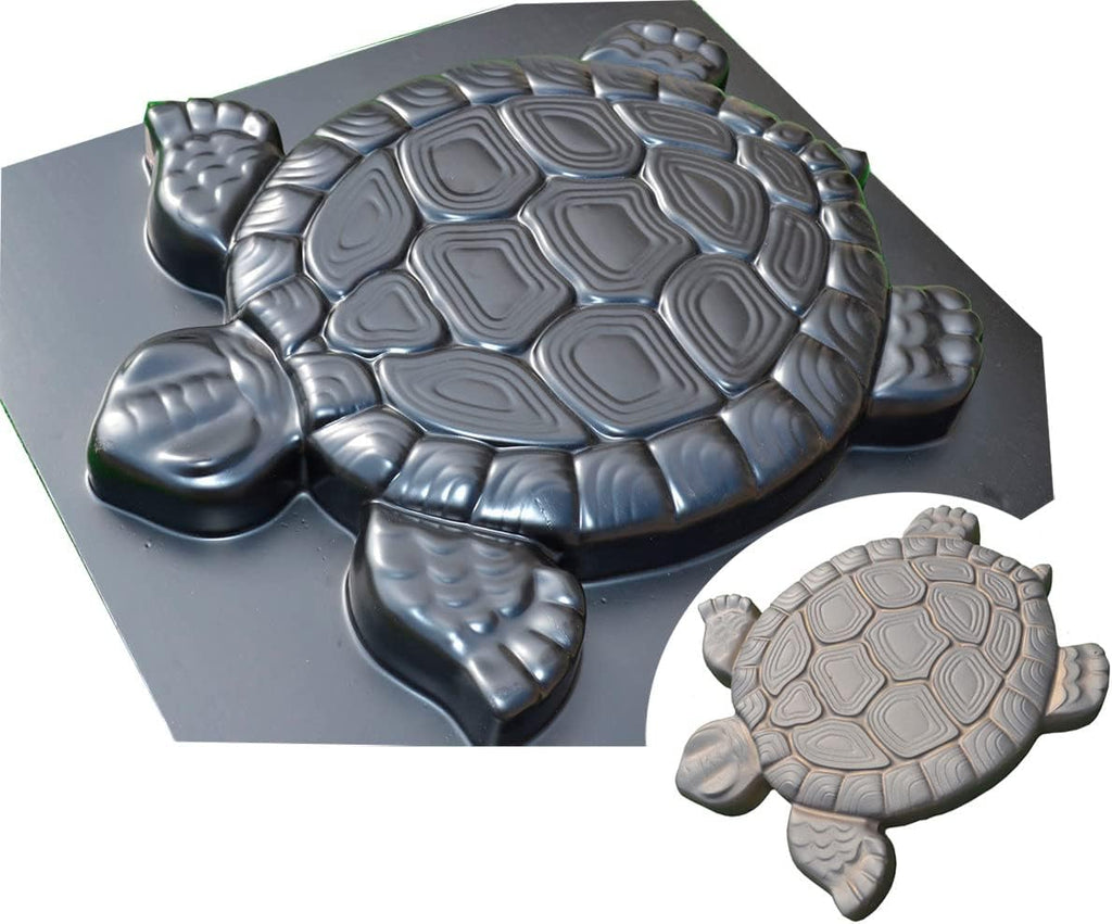 SvitMolds Mold DIY Turtle Shape Stepping Stone Mold Turtle Decorative Stepping Stone Mould Concrete Cement Mould DIY Personalized Manual Garden Lawn Pathmate Paving Pavement Paver (S02)