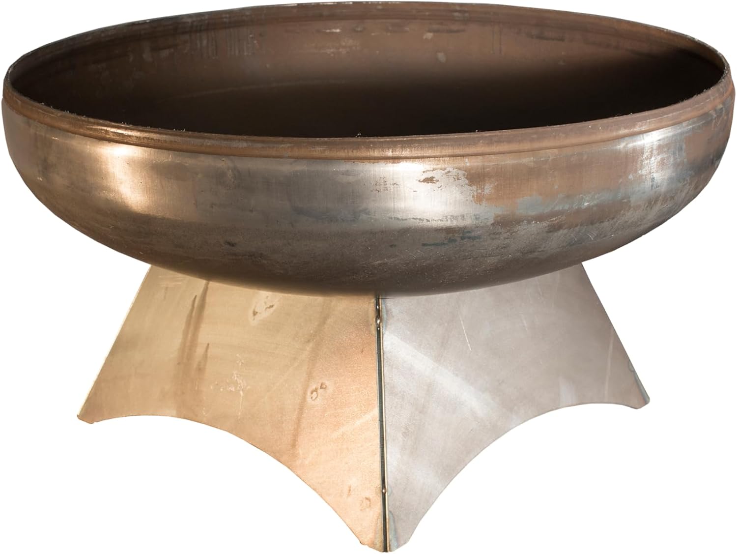 Liberty Fire Pit – Ohio Flame Wood Burning Outdoor Fire Pit - 30" Diameter with Standard Base (Made in USA)