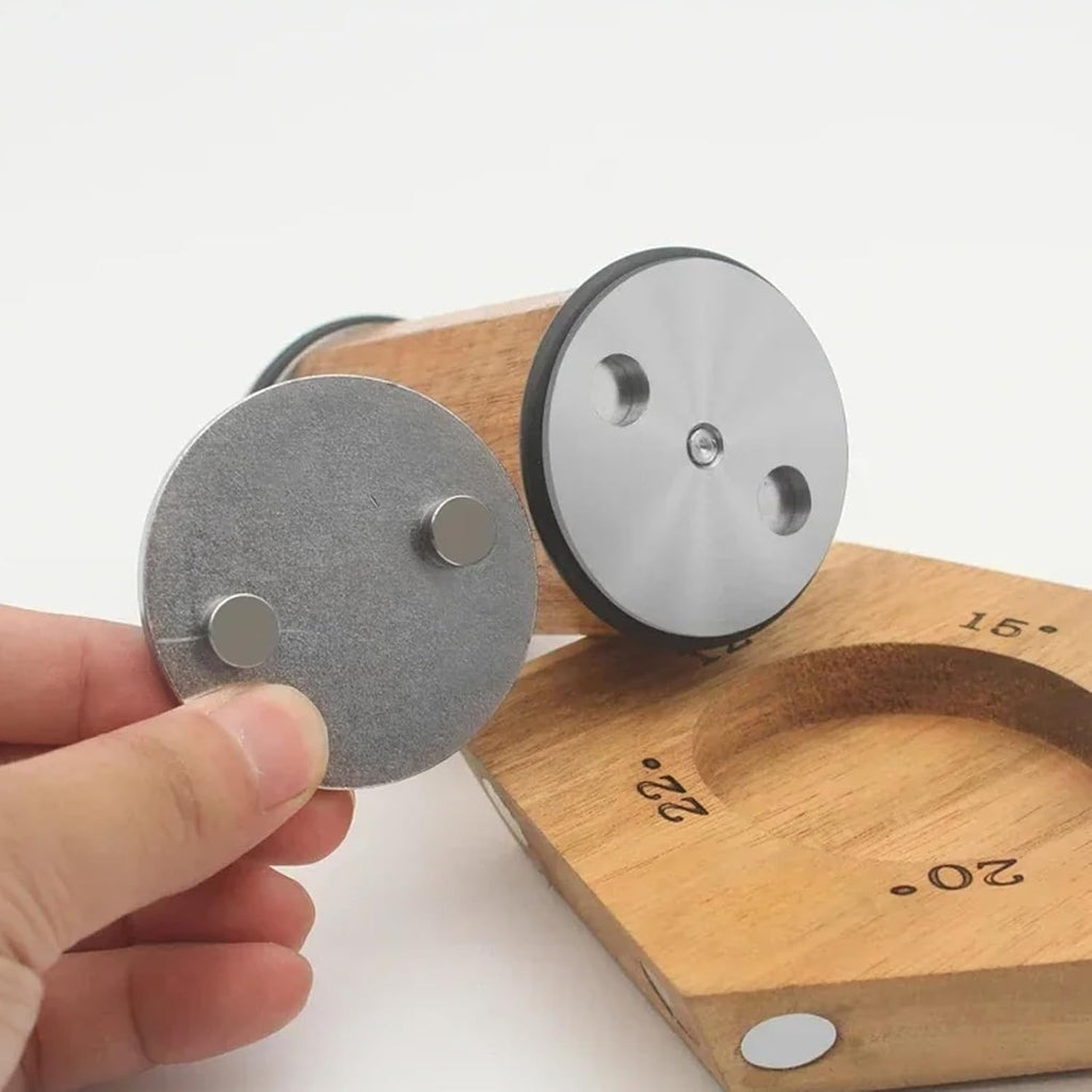 Rolling Knife Sharpener, Rolling Sharpener Kit for Kitchen and Chef's Knives with Industry Diamond&Corundum Stones for Sharp Edges, 5 Magnetic Angle Offer 12/15/18/20/22°