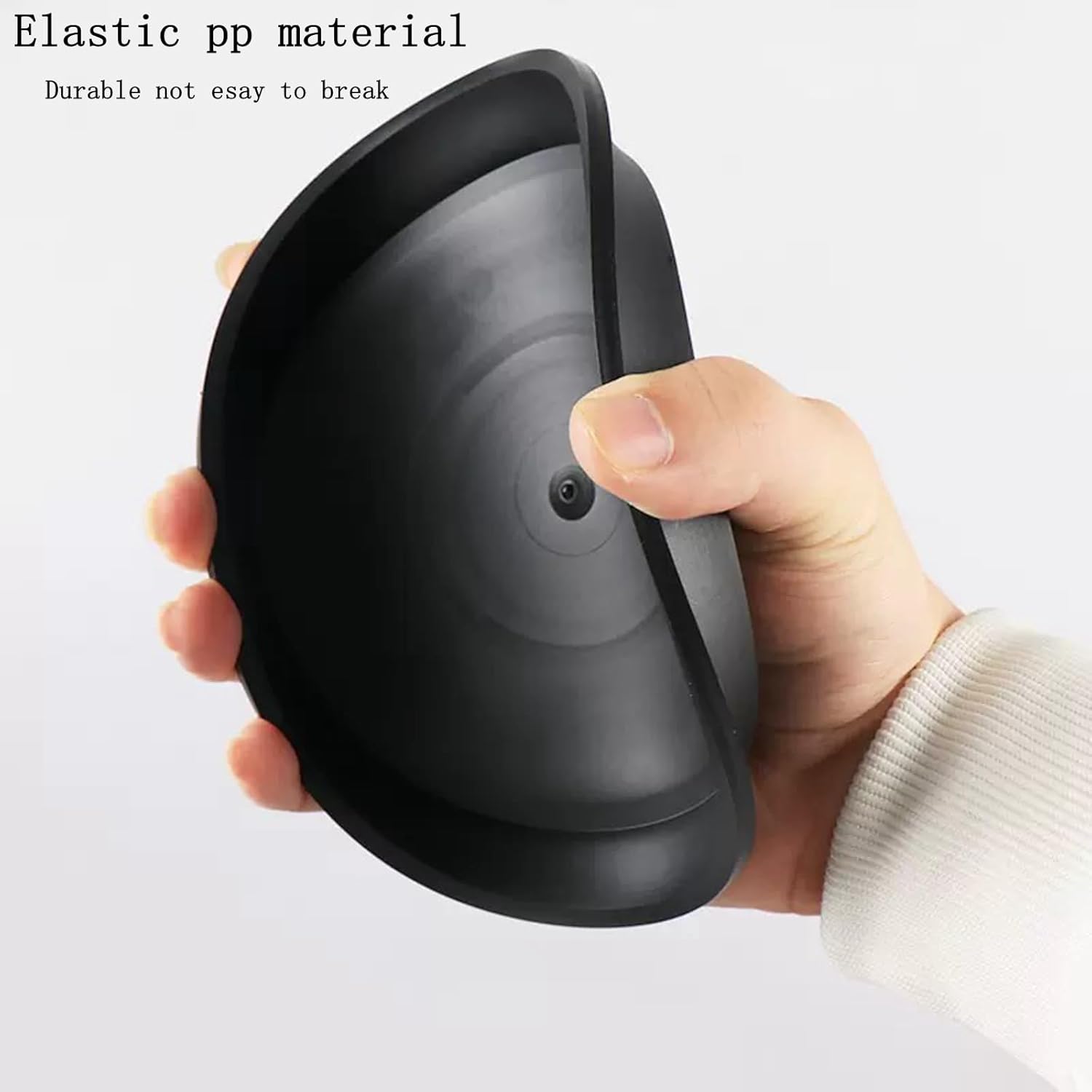 8 Pack Plant Saucer 10 Inch Plastic Plant Tray, Sturdy and Durable Flower Pot Container Accessories Plant Pot Saucers for Indoor and Outdoor (10Inch, Black)