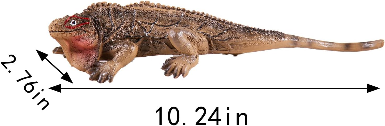 Outdoor Lizard Statue Sculpture Garden Patio Porch Tree Wall Wall Hanging Art Deco Gift 10.24 inch Rainforest Animal Decoration