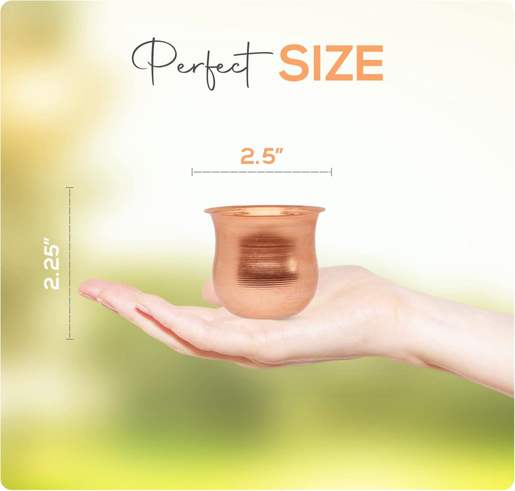 Copper Rain Chain – Decorative Chimes & Cups Replace Gutter Downspout & Divert Water Away from Home for Stunning Fountain Display – 3’ Long for Universal Fit – Pot Style…