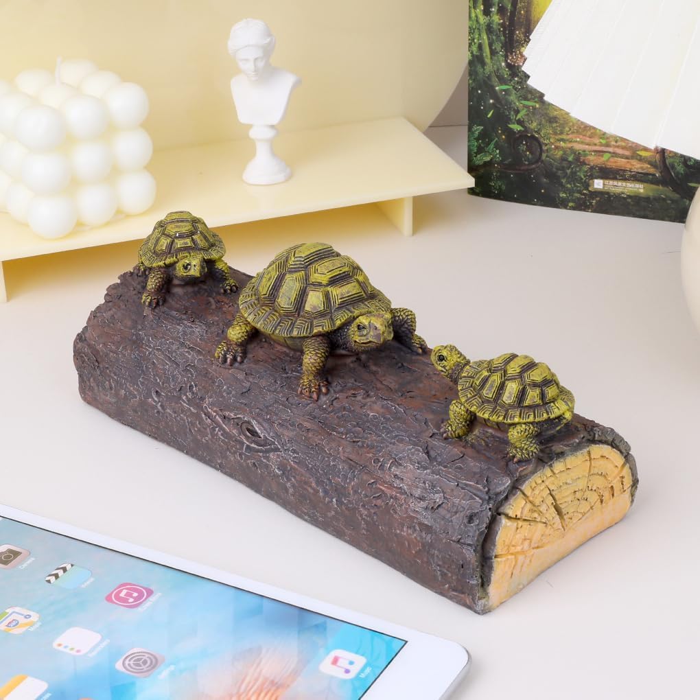 Floating Resin Turtle Figurine Pond Decor Statue Outdoor Accessories Float Turtle Funny Craft for Garden, Park, Pool, Pond