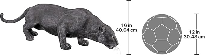 Design Toscano Grande Black Panther Statue