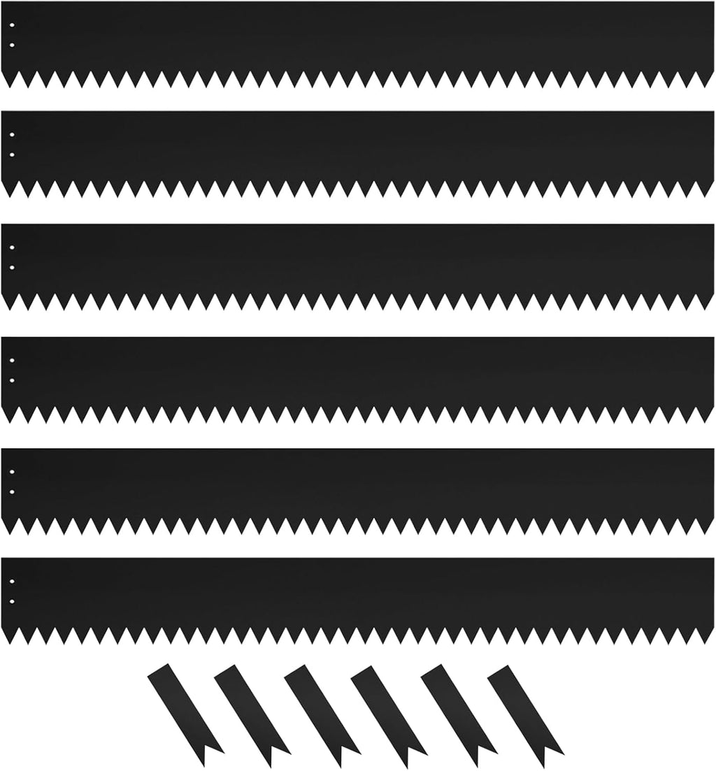 Steel Landscape Edging 40 Inch Strips, Steel Edging 4 Inch Depth, 6 Pack Hammer in Landscape Edging, Metal Landscape Edging, Metal Edging for Landscaping