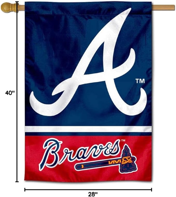 WinCraft Atlanta Two Sided House Flag