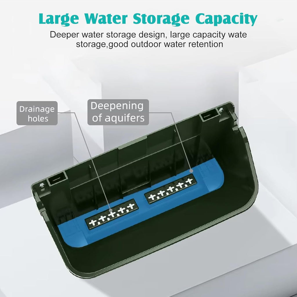 Vertical Wall Planter, 4 Packs Self Watering Wall Planters for Indoor with 3 Pcs Garden Tool Set Vertical Planter Tower for Strawberries Flowers Herbs, 12.9''x5.5'' x26.7''