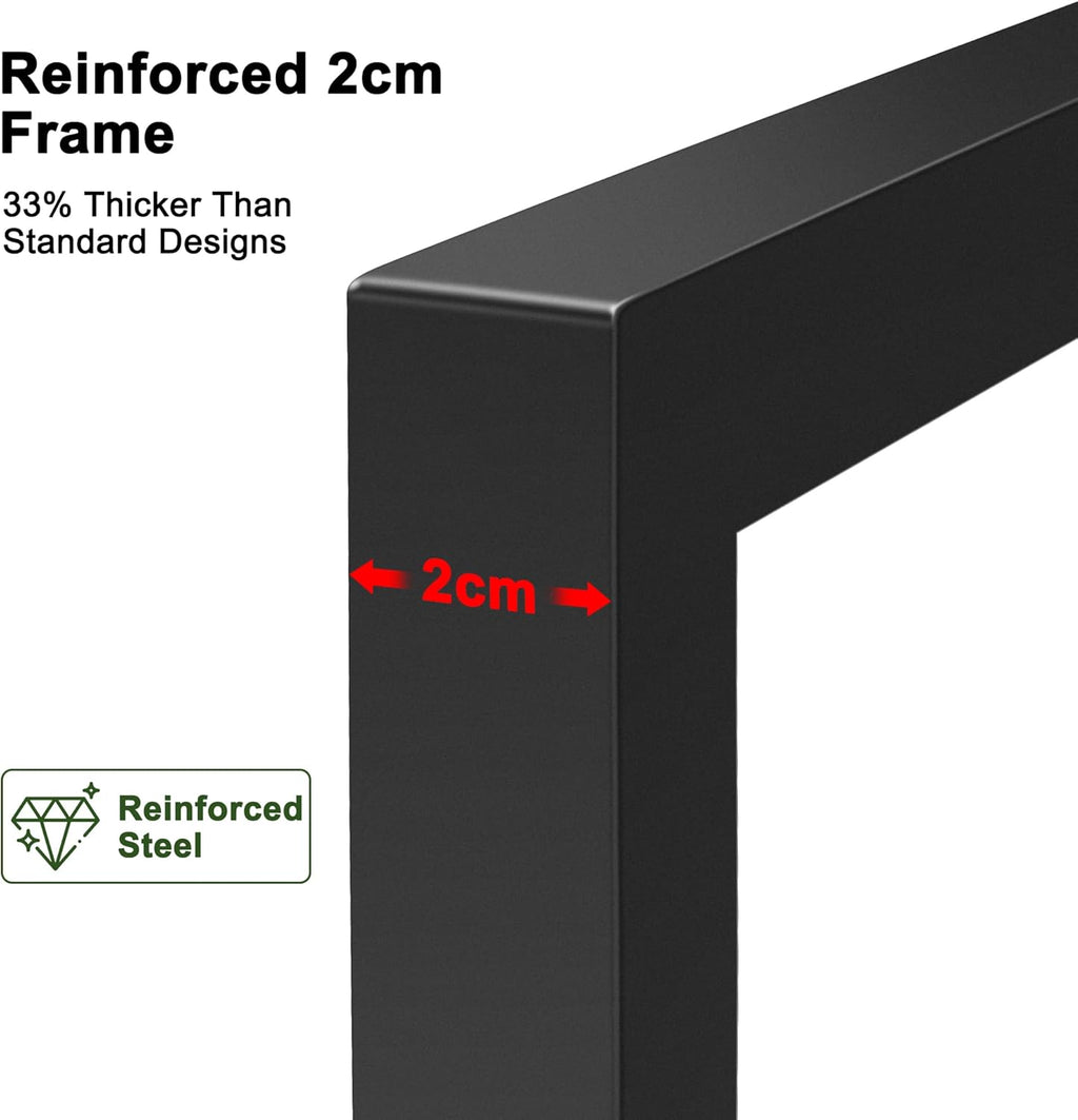 Heavy-Duty Wall Planters for Indoor Plants, Modern Metal Hanging Plant Holders, Picture Frame Wall Plant Shelves for Living Room, Balcony, Patio, Window Garden Décor, 3-Pack