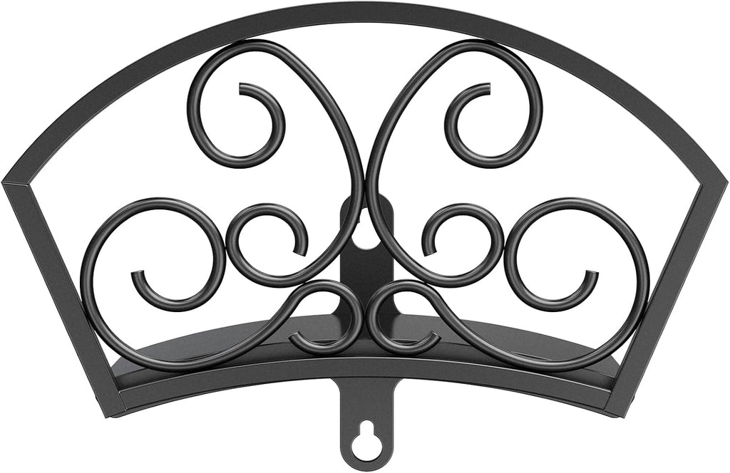 GOFORWILD Garden Hose Holder, Decorative Star Hose Butler Sturdy Water Hose Rack, Durable Wall Hose Hanger, Holds 125-Feet of 5/8-Inch Hose, Hose Reel, Made of Gauge Steel, 7019
