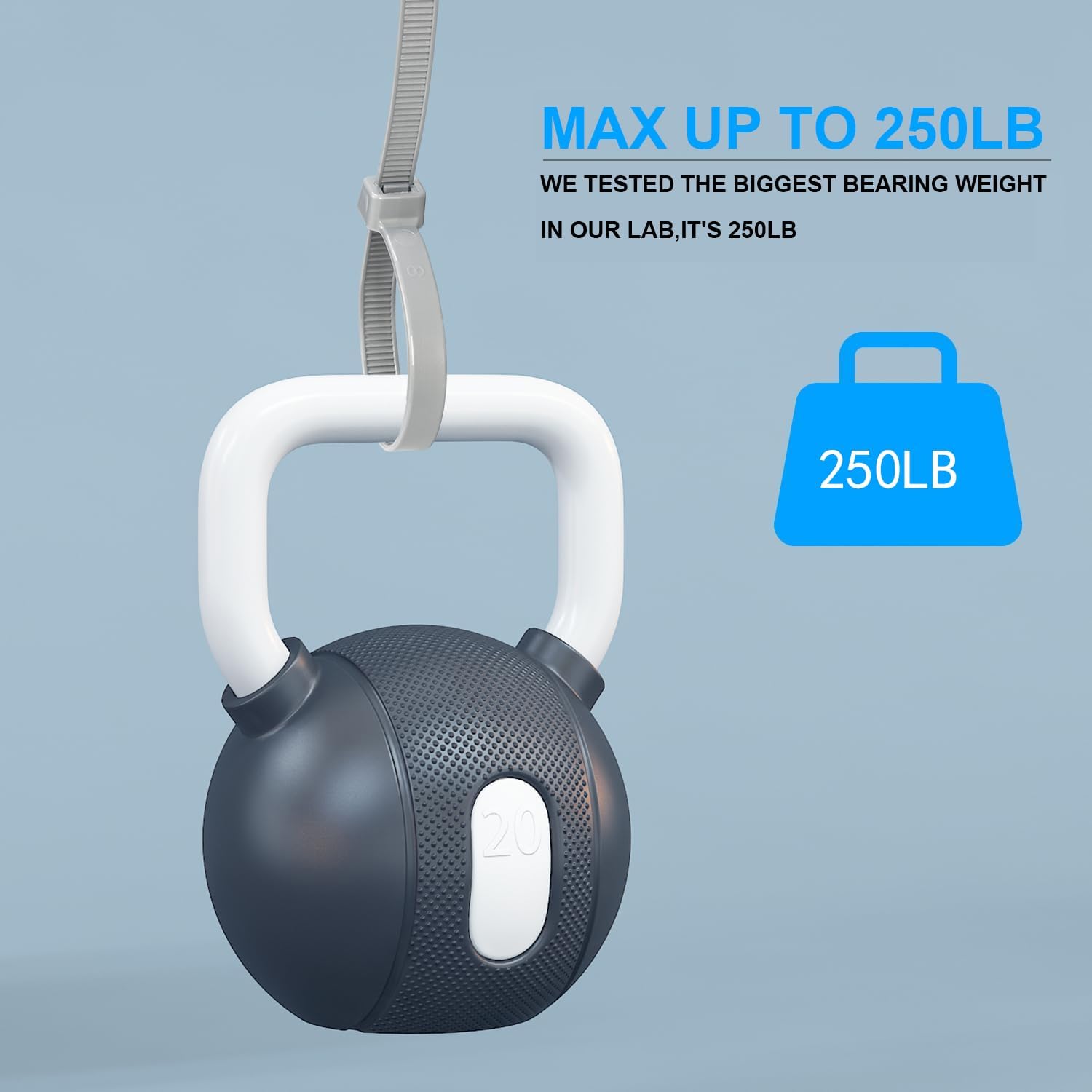 12 inch Blue Zip Ties Heavy Duty 100 PCS, 250 LBS Ultra Exclusive Strong Plastic Wire Ties, Large Cable Ties Extra Long Tie Wraps, Indoor and Outdoor UV Resistant