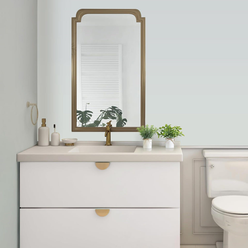 Mkono 4 Packs Small Fake Plants in Farmhouse Galvanized Pots Table Centerpiece Mini Potted Artificial Plants Faux Eucalyptus for Shelf Office Rustic Home Decor (White)