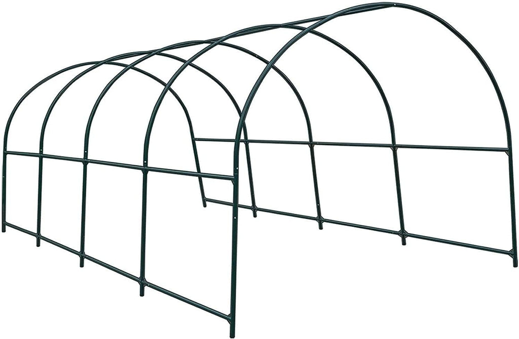 Benefit-USA Multi-Size Large Garden Support Arch Frame Climbing Plant Arch Arbor for Flowers/Fruits/Vegetables (15.9'X7'X7.2'), Green