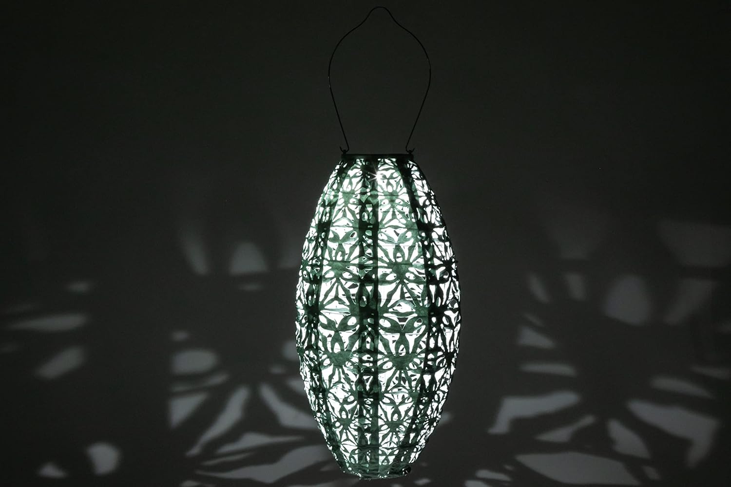 Allsop Soji Stella - Wilflower Pod - 15" Outdoor Solar Lantern - Sage